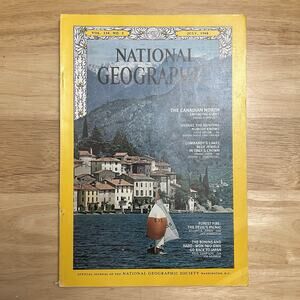 Vintage National Geographic July 1968 Canada Hyenas Italy Forest Fires Iwo Jima